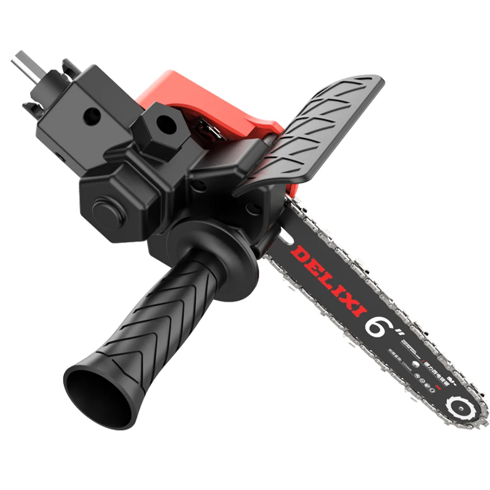 NAWIN Wood Cutting Tools 6 inch Mini Electric drill to Chain Saw Adapter Attachment for Garden
