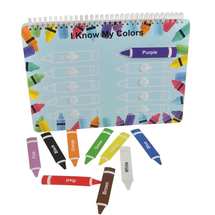 Первая занятая книга для малышей книга для дошкольных занятий домашняя книга Тихая Книга материал Монтессори