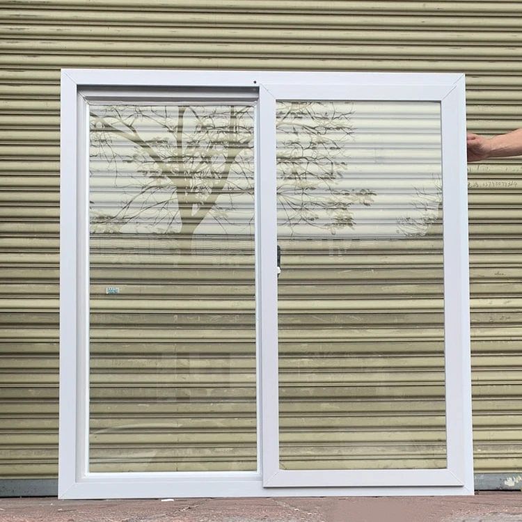 Customized UPVC Windows Double Glazing PVC Casement Horizontal Sliding Window