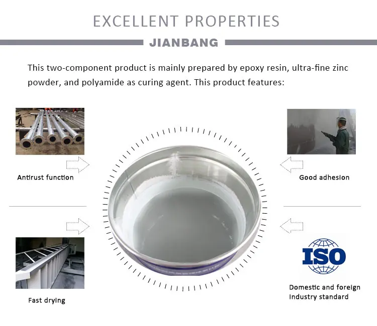 IMS-Epoxy Zinc Rich  Primer double-component rich primer double-component rich primer most anti-rust paint