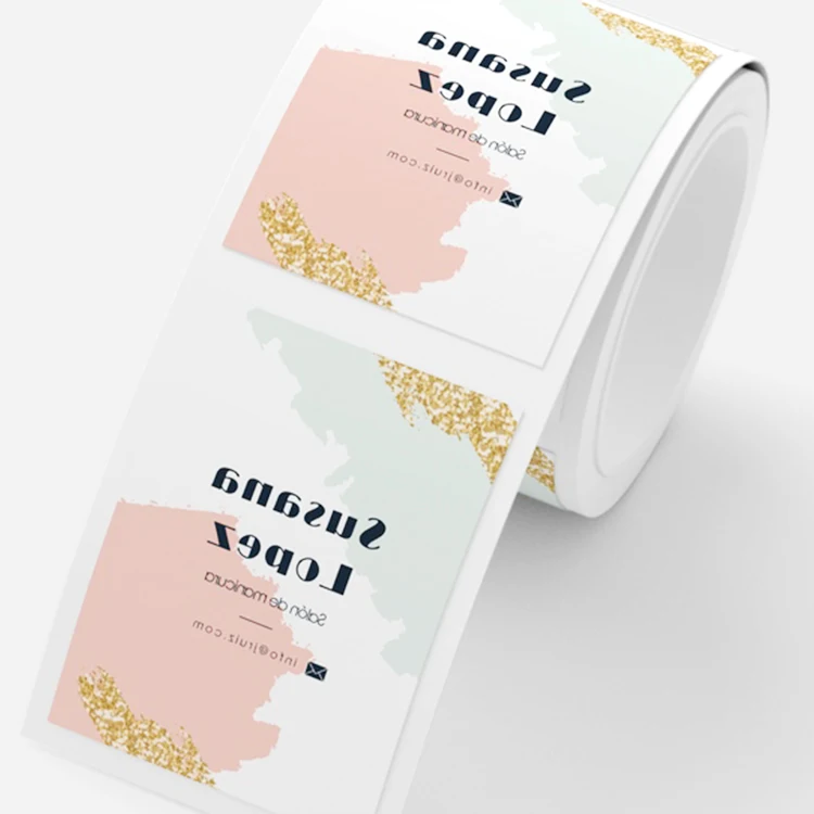 Custom printed self-adhesive vinyl water proof bottle label candle label sticker