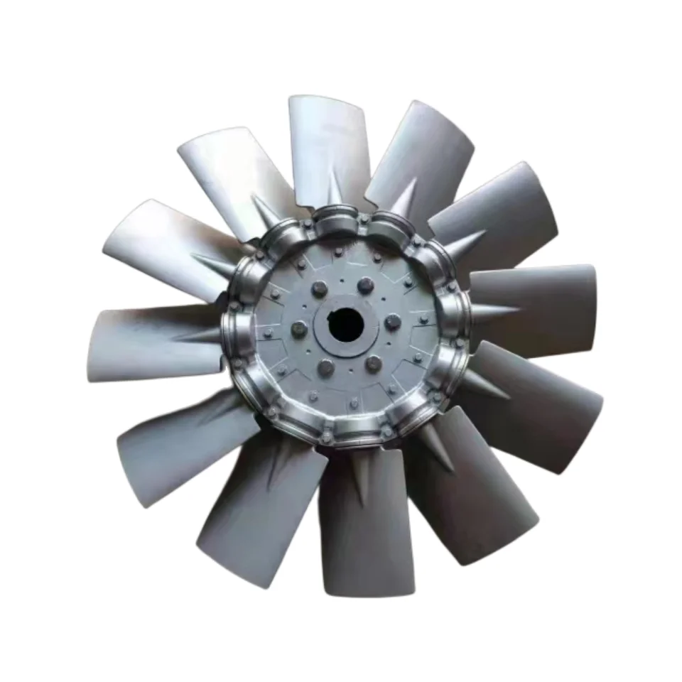 Adjustable cast aluminum alloy fan blade 18 axial flow fan blade anti-corrosion aluminum fan blade
