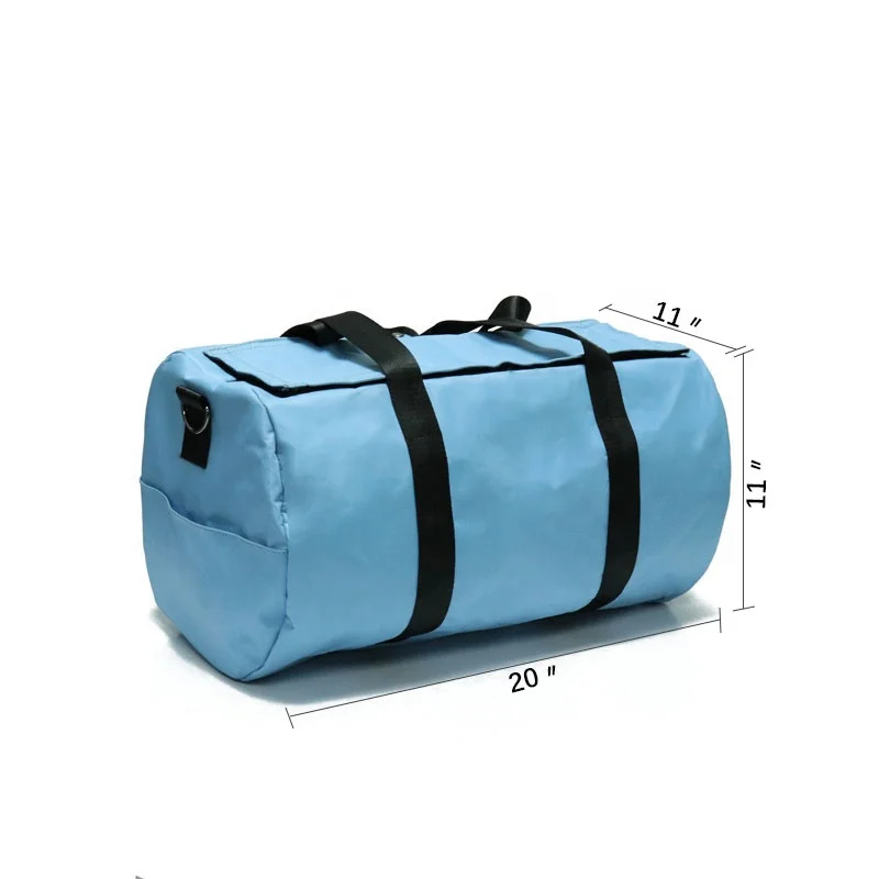 Custom Polyester oxford seal waterproof smell proof duffle package bag with zip