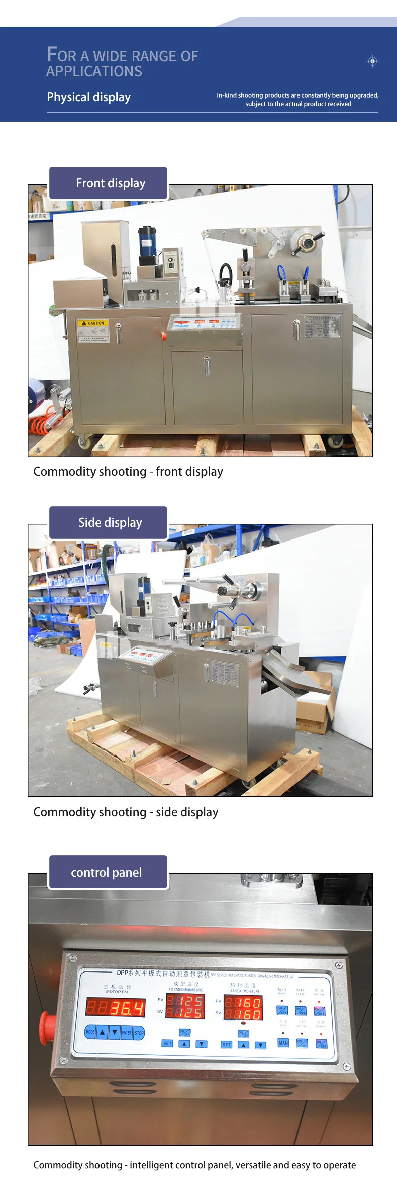 Factory Sale Liquid Blister Packing Machine Blister Machine Battery Paper Blister Packing Machine