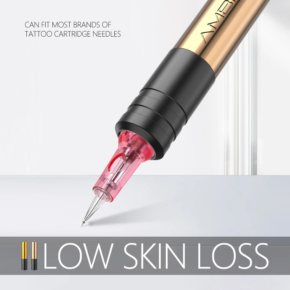 Tiny 3.5mm Stroke Permanent Makeup Scalp Micropigmentation Machine Eyebrows Lips Tools Rotary Tattoo Machine Pen Tattoo Supplies