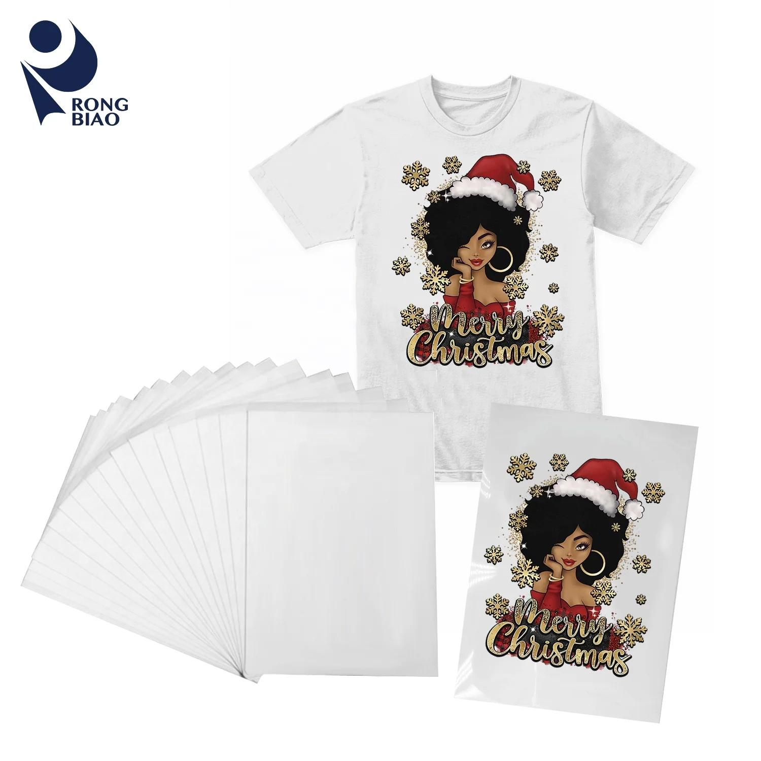 RONGBIAO Dtf Film Heat Transfer Printing Pet Film A3 Cold & hot Peel Inkjet Printer Pet Transfer Dtf Film