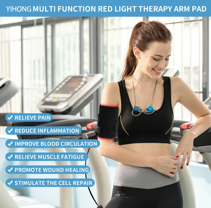 Joints Muscle Pain Relief Heating Wrap Infrared Red Light Therapy Arm Belt for Knee Low Pain