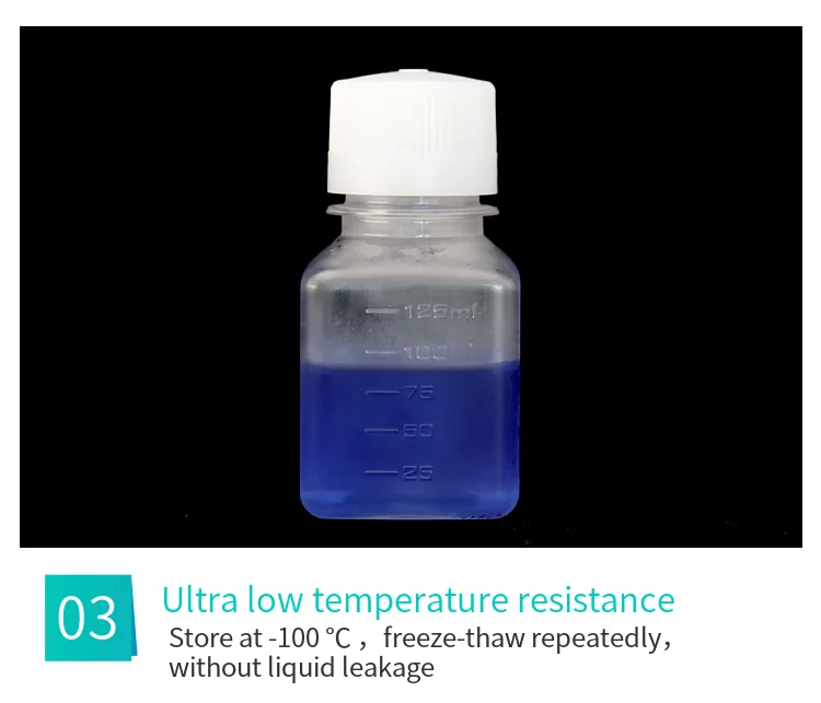 Food Grade Plastic Cell Culture products Transparent plastic bottle Leakproof for cell culture