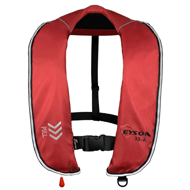 Eyson CE Approved Marine PFD 150N Customized Inflatable Life Jacket Vest For Adult