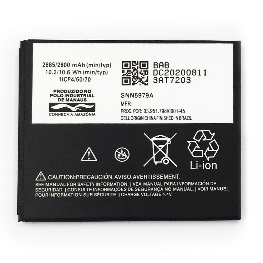 Оригинальный аккумулятор GK40 2800 мАч для Motorola Moto E4 G5 XT1766 XT1607 XT1609