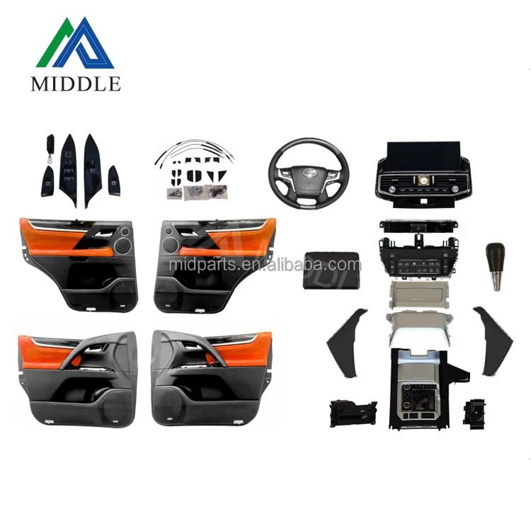New Luxurious Interior Upgrade Kits For LC200 08-15 Upgrade to 2021 LX570