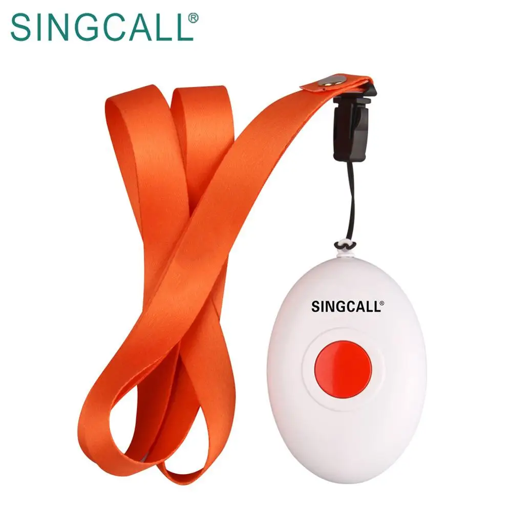 SINGCALL Hanging Buttons Hospital Call Buzzer Dystem for Elderly