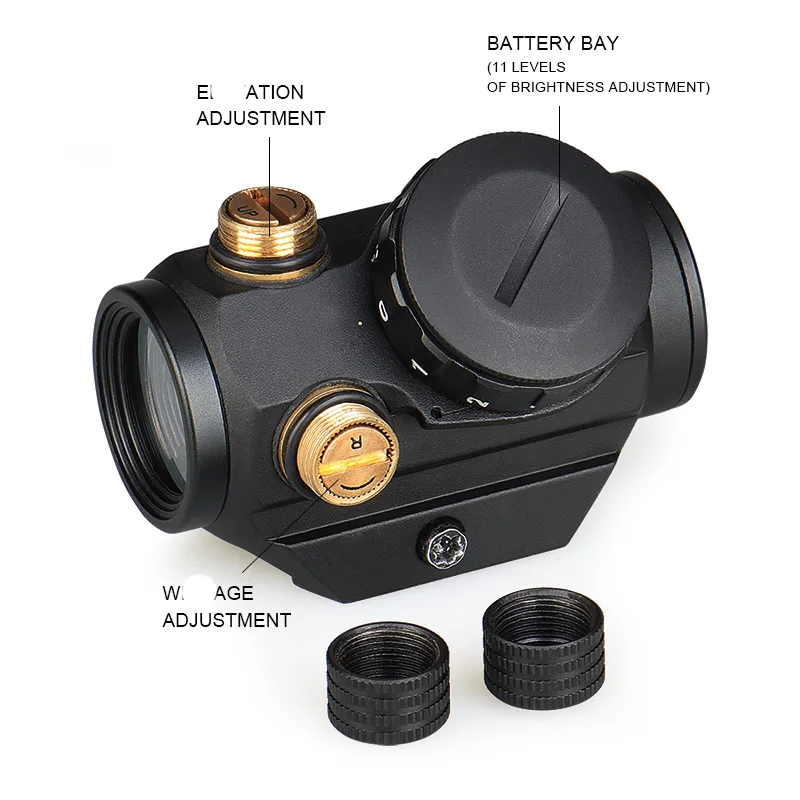 Promotion Cheap Price HD Red Dot Scope Sight With Riser Mount Together  2-0069B
