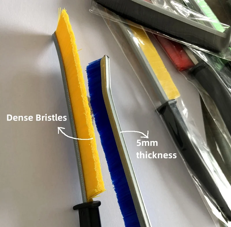 Colour Gap Cleaning Brush Scrub Brush Deep Tile Joints Stiff Angled Bristles for Bathtubs Kitchens Multi-Surface Household Clean