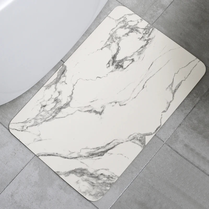 Bathroom Absorbent Soft Diatomaceous Earth Non Slip Rubber Silicone Children Cartoon Bath Mats