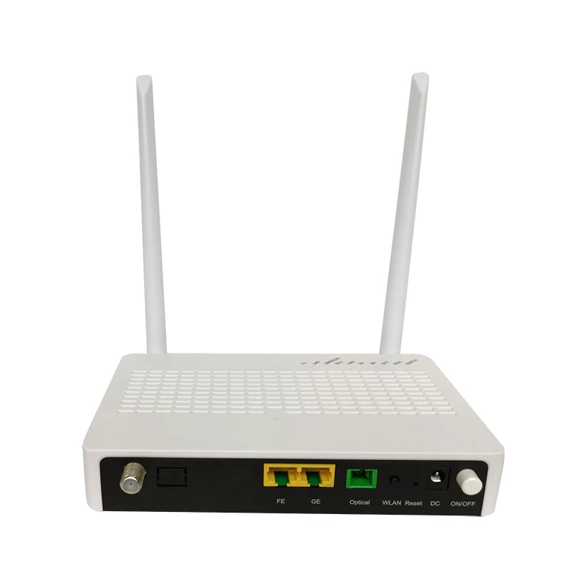 
 OEM ODM XPON ONU 1GE + 1FE + 1 кастрюля + CATV + WIFI GPON EPON ONU ONT work с FTTH OLT GEPON OLT  