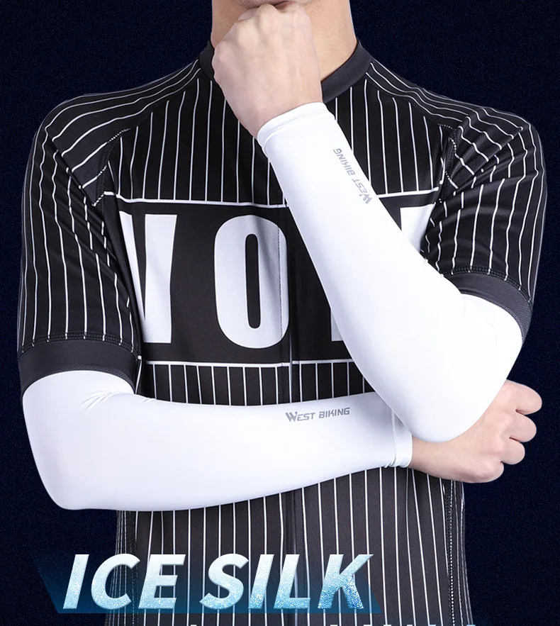 Men and women sun-proof thin cooling compression sleeves  winter sun protection cooling arm sleeves for volleyball