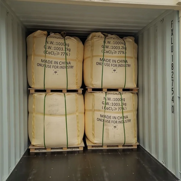 
free flow 74% 77% Dihydrate calcium chloride flakes 