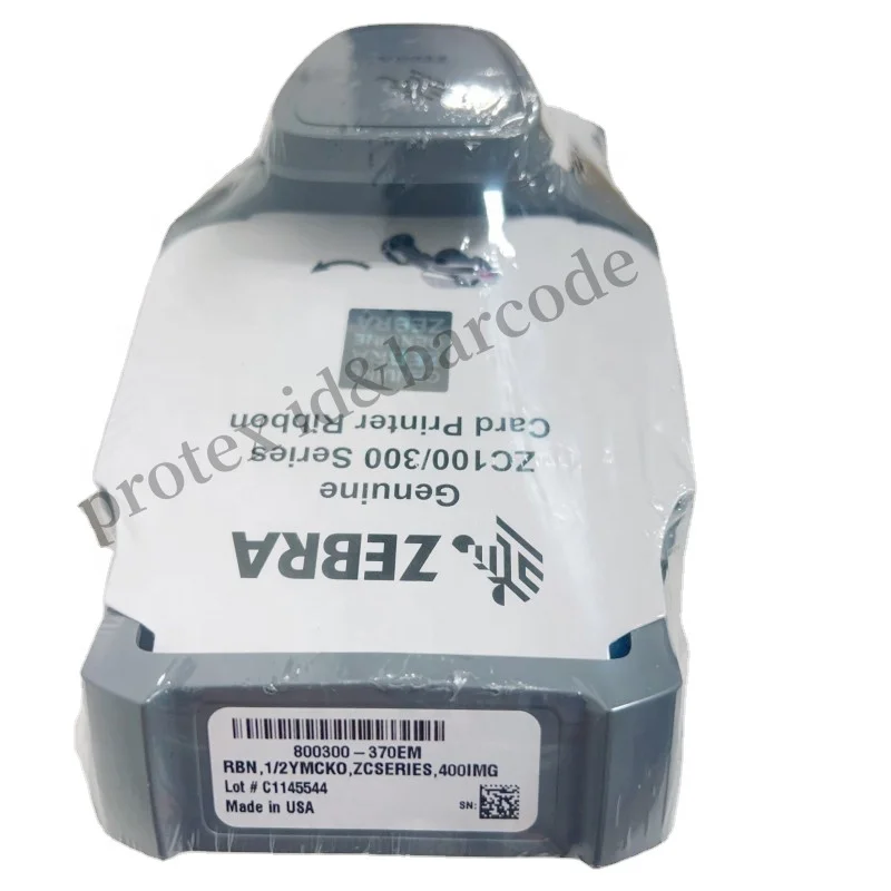Zebra zc300 лента ZC100 ZC300 YMCKO 800300-370EM полупанель для принтера zebra