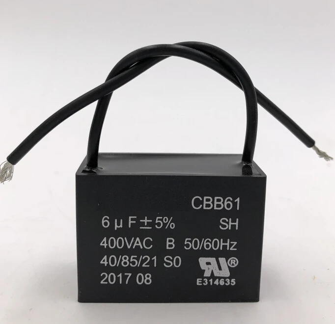 500vac ac motor capacitor cbb60 450vac