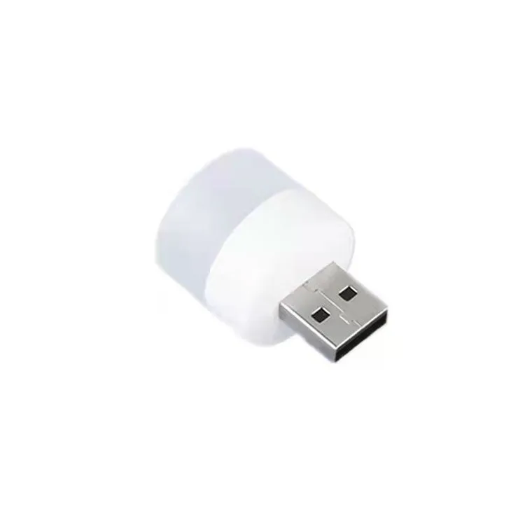 Bedroom USB Led Small Night Light 1W 5V USB Powered Mini Round Lamp For Laptop Computer Tabletop