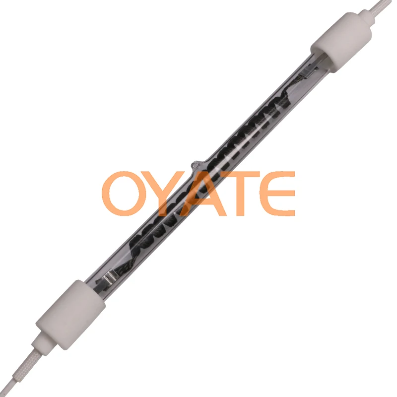 550mm 220v 1200w 12mm Quartz Infrared Carbon heating Lamp