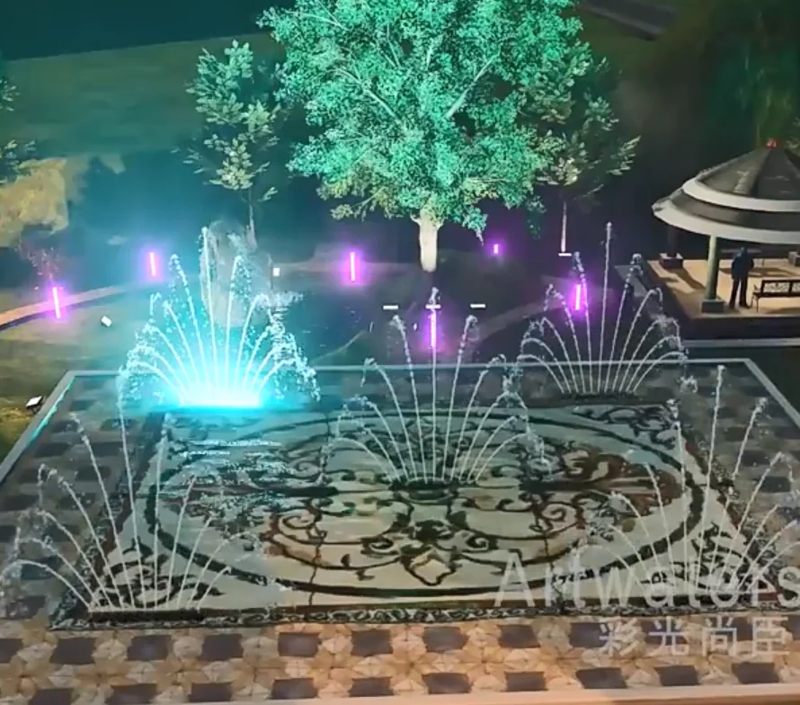 AWS Straight Up Outdoor Water Curtain Fountain Internal Thread Nozzle For Polished Stainless Pool Fountain Covers 3-40 Meters