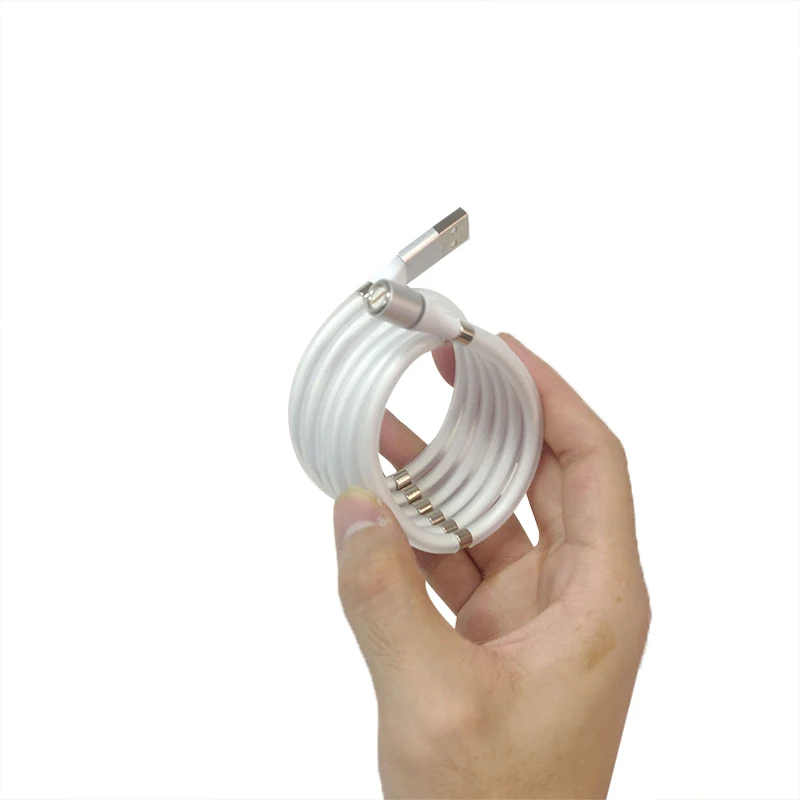 
Self Winding SuperCalla Magnetic Charging Cable for micro type-c iphone 