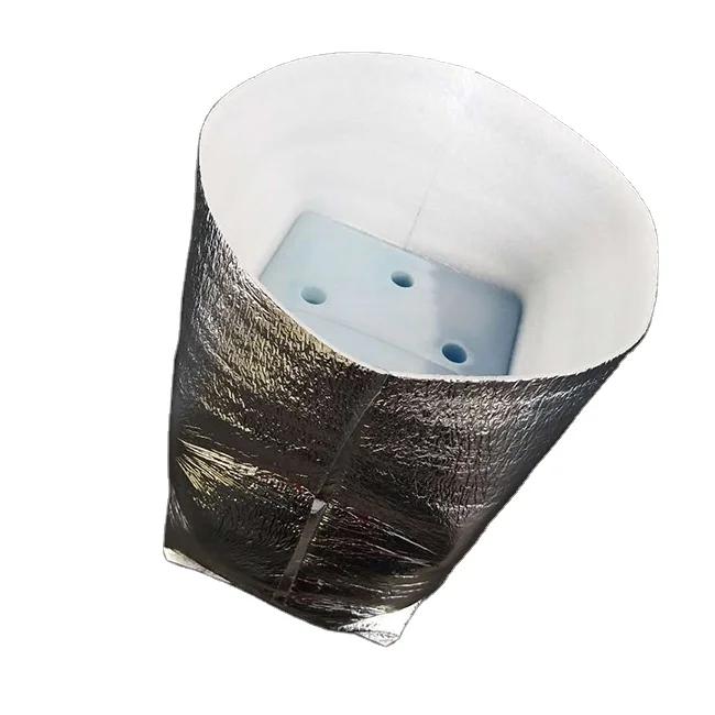 carton insert foam foil liner biodegradable  insulated freezer Silver Moisture Proof Thermal Box Liners Great To Keep Items Cold Or Warm shipping bags
