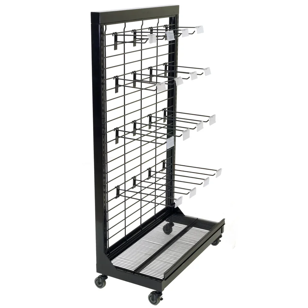 Metal Shop End Cap Stand Display Shelf Supermarket Display Shelf
