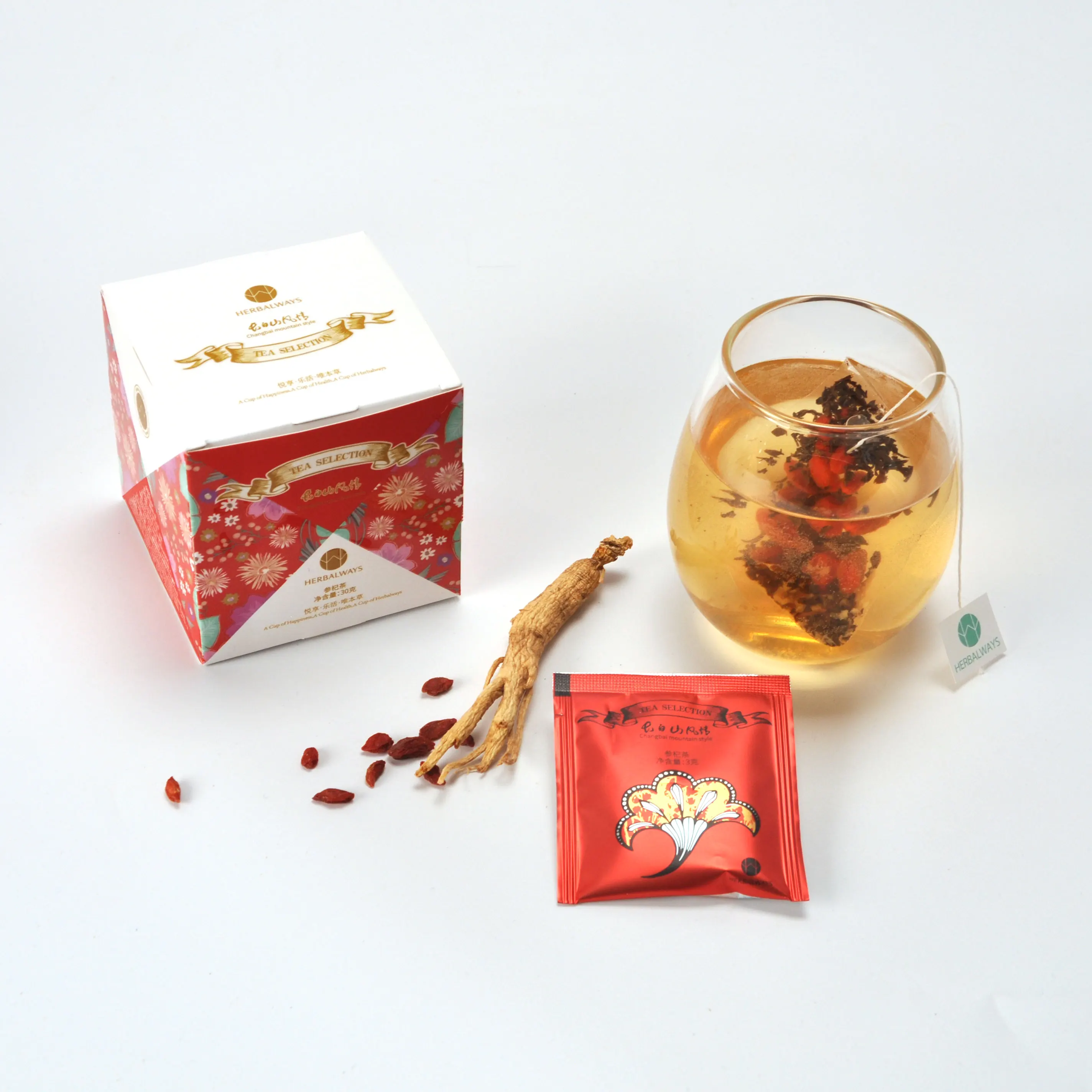 Herbalsex чай сексуальный энергетический тоник с женьшенем Годжи для улучшения мужского