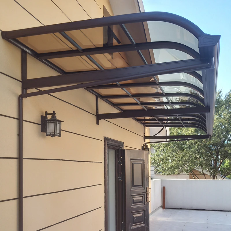 Professional Manufacture Outdoor Roof Polycarbonate Aluminum Patio Shed Rain Window Canopy