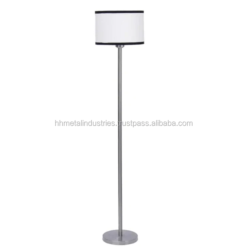 Round Modern Design Standing Decor Floor Lamp with Shade for Restaurant Interior Home Hotel
