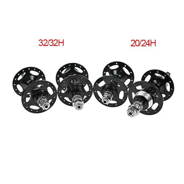 Bike Accessories Bicycle Hubs GT - 002 F / R Aluminum Alloy Front M9*100mm;Rear M10*120mm Fixed Gear Bike Hubs