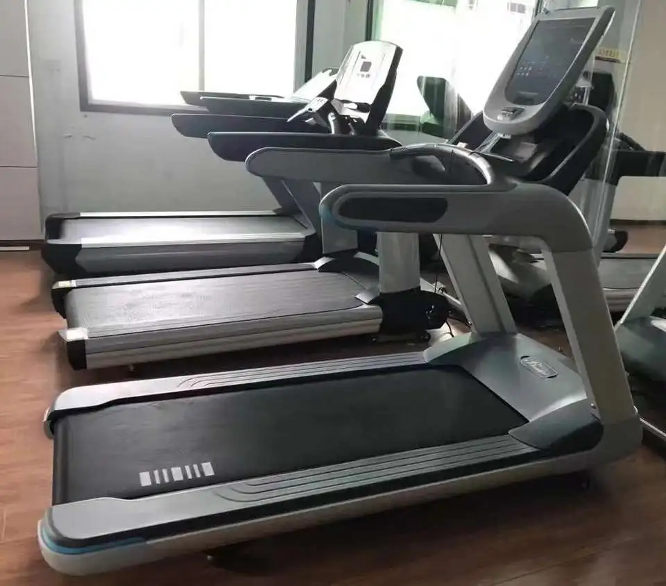 Gym touch screen commercial manual treadmill 3hp-7hp AC  motorized treadmill China fitness equipment