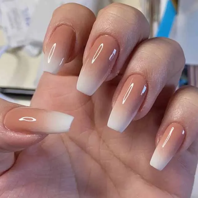 Glue And Nail File Press On Coffin False Nails Artificial Nails 30 Tips
