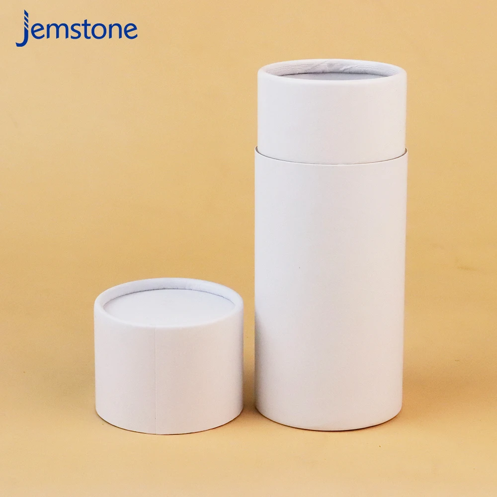 Factory Recycled Round Cylinder Cardboard Tubes Packaging Black white brown Kraft Paper Tube