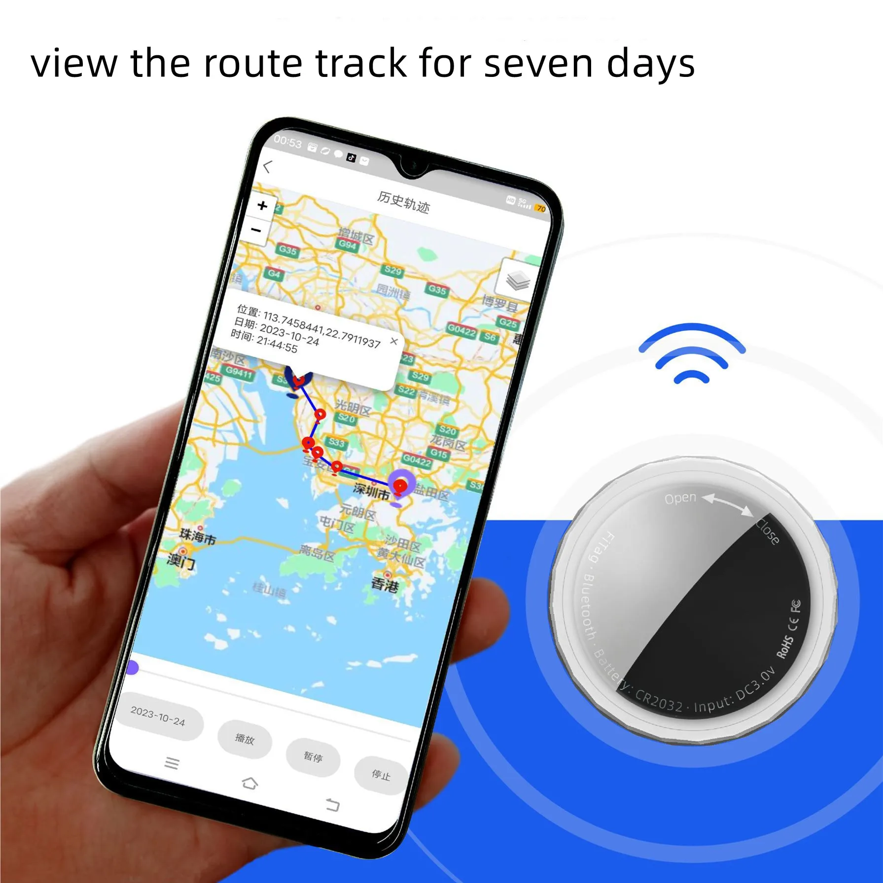 Кошачий ошейник Глобальный трекер Bluetooth устройство защиты от потерь отслеживание домашних животных