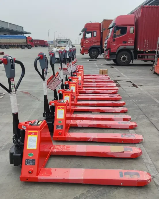 Shuncha 2ton 2000kg  4400lbs Electric Down and up New 24v Lithium Battery Electric Pallet Truck