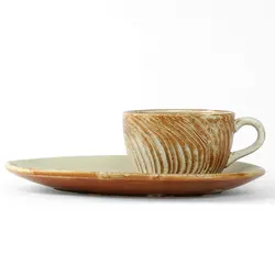 Высококачественные уникальные фарфоровые чайные кружки и блюдца, креативная посуда для напитков, керамическая кофейная чашка с арабским капучино