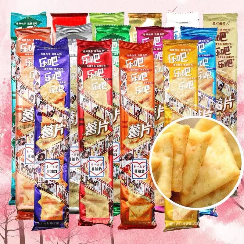 Китайская закуска консервированные картофельные чипсы Классические соленые экзотические пластины