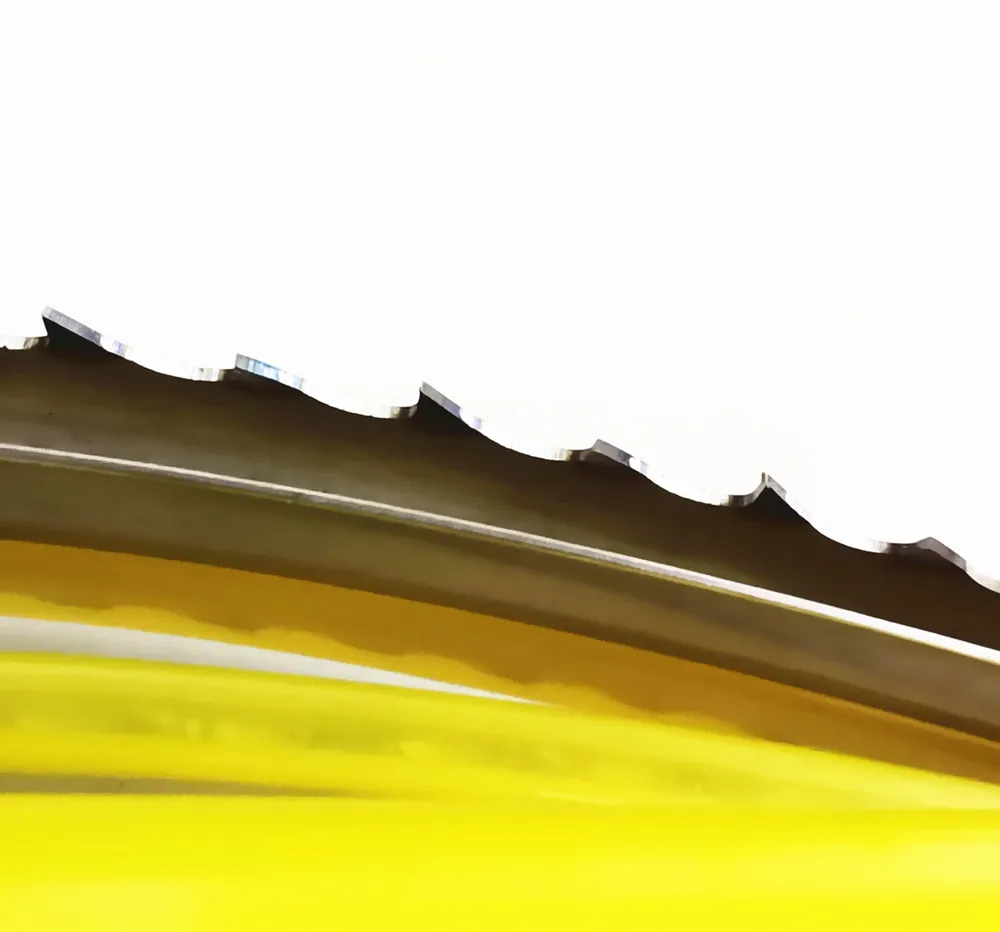 Low cost food cutting band saw blade for pork beef and bones