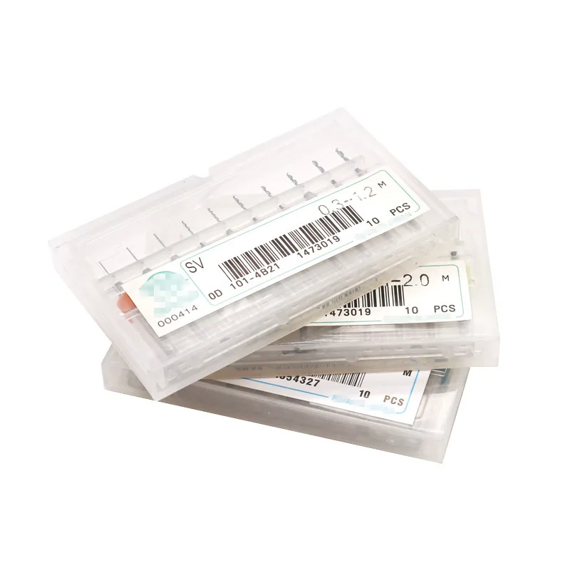 10pcs/Set 0.6-1.5mm Mini PCB Drill Bit Set Alloy Tungsten Steel for Print Circuit Board CNC Drill Bits Kit