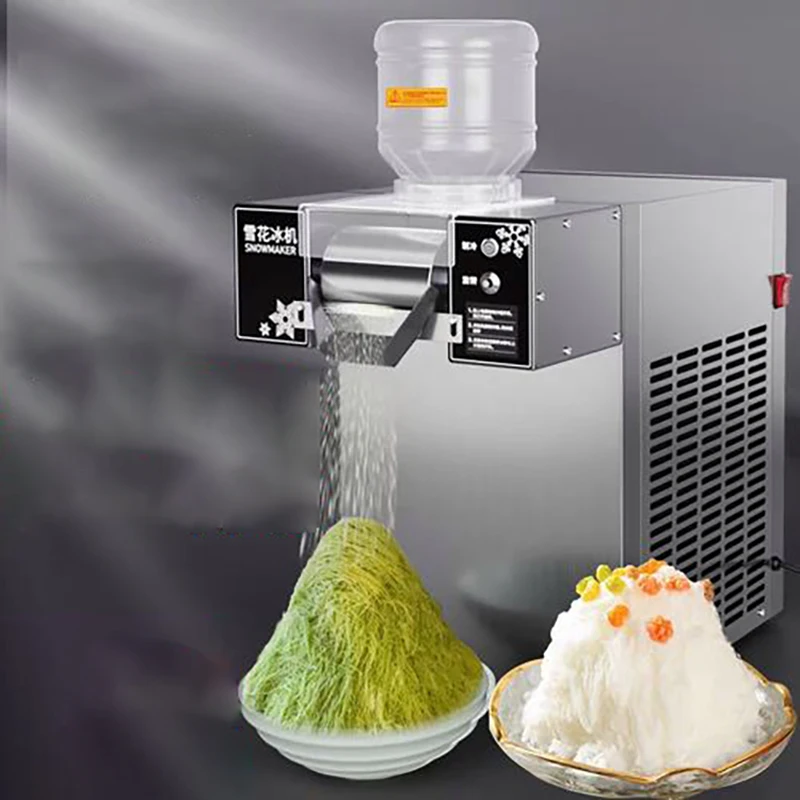 Commercial snowflake ice machine milk tea shop hot pot shop internet celebrity dessert mobile dining car snowflake machine