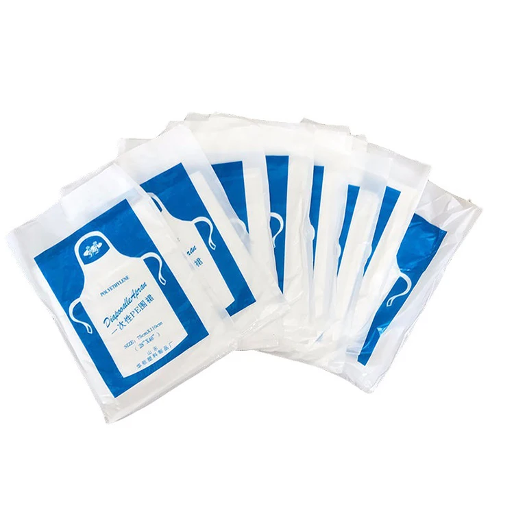Wholesale Disposable Plastic Waterproof kitchen Pe Apron