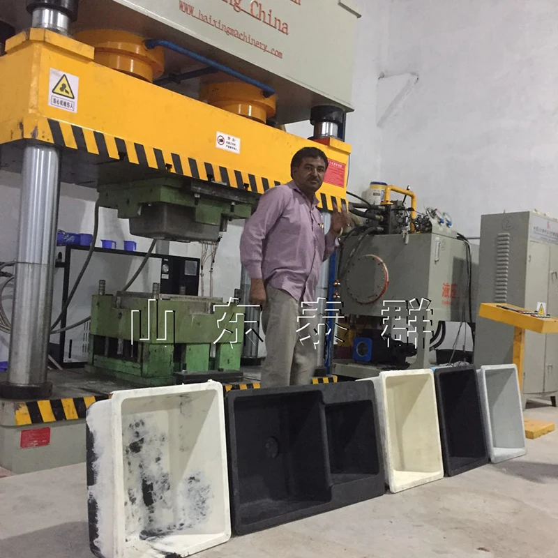 BMC sink forming hydraulic press,630 ton four-column hydraulic press