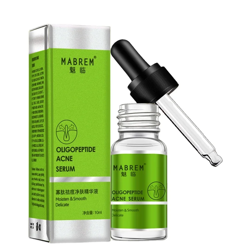 Oligopeptide acne cleaning lotion serum Vitamin A Oil Control Pore Refining Glycolic Acid Anti Acne Aha Serum