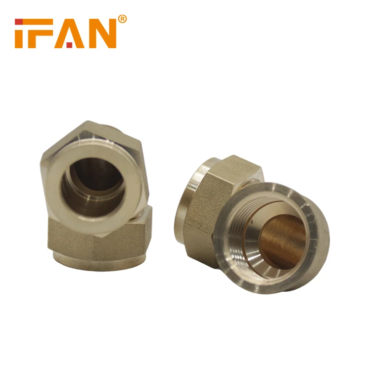 IFAN China Wholesale Y Tee 15MM Forged Plumbing Water Copper Pipe Fittings Elbow Compression Fitting