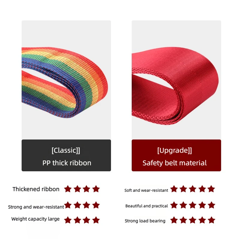 HT Customized Luggage Strap Cross Packaging Strap Nylon Material Weaving Strap Colorful Complete Luggage Strap