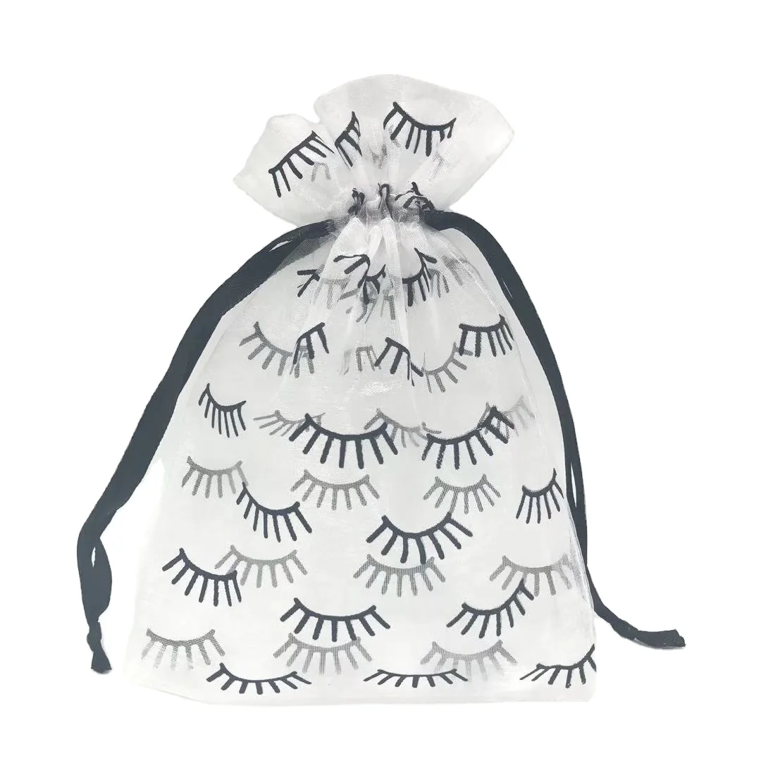 Factory Direct Wholesale Custom fabric organza mesh gift bags